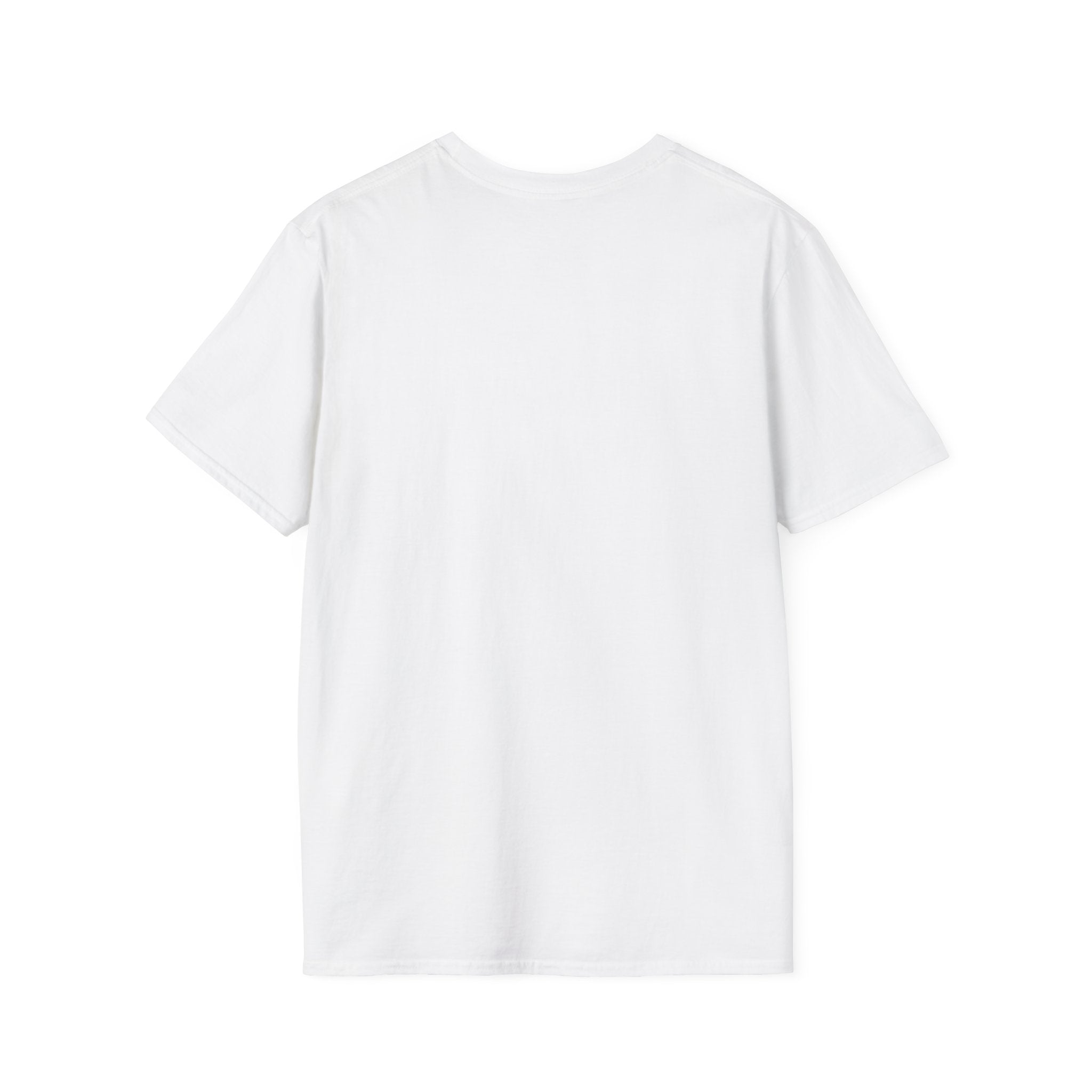 back view of the  White t-shirt 