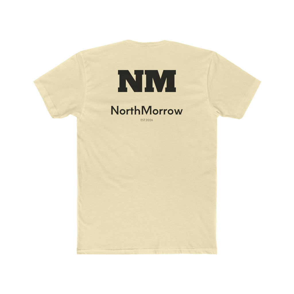 back view of the sand natural t-shirt