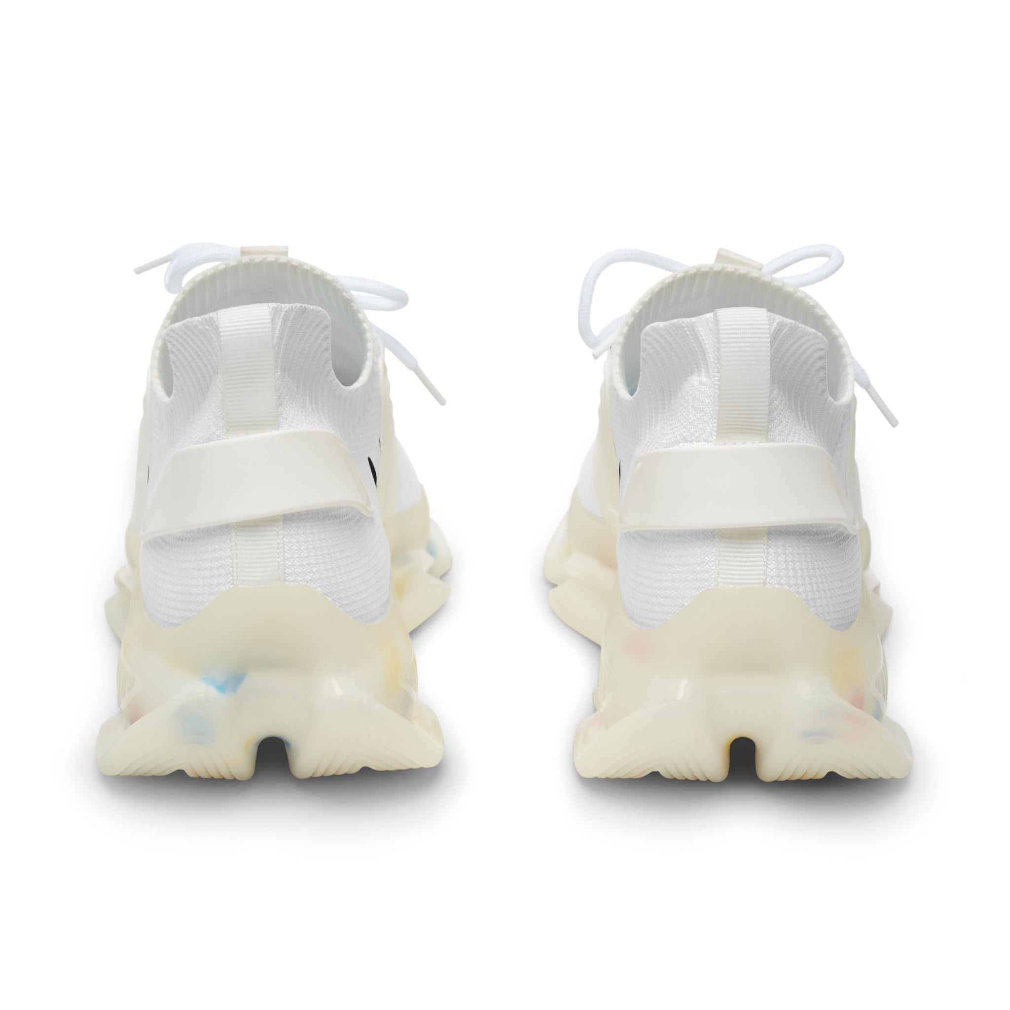 back view of the White sneakers 