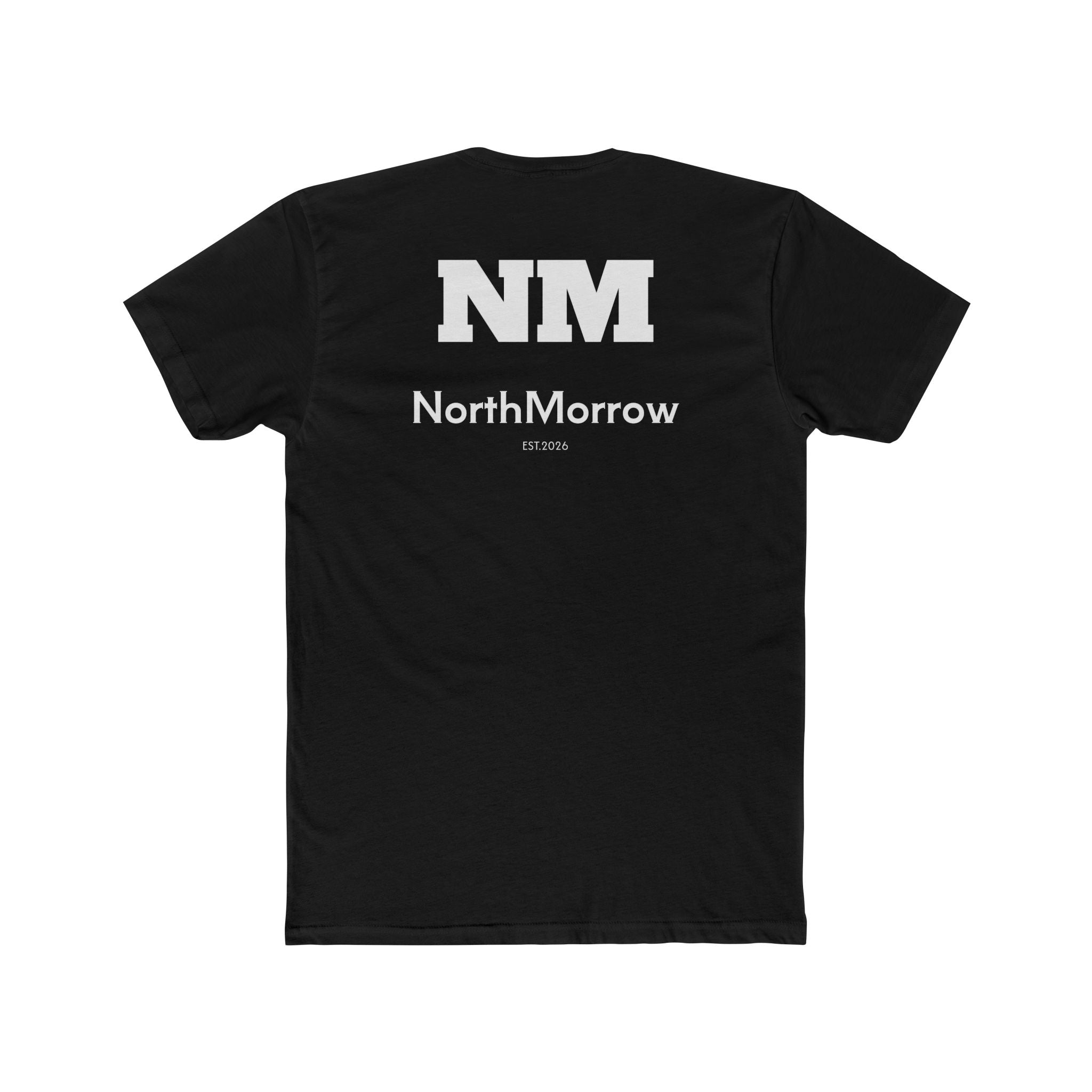 Back view of the Black t-shirt