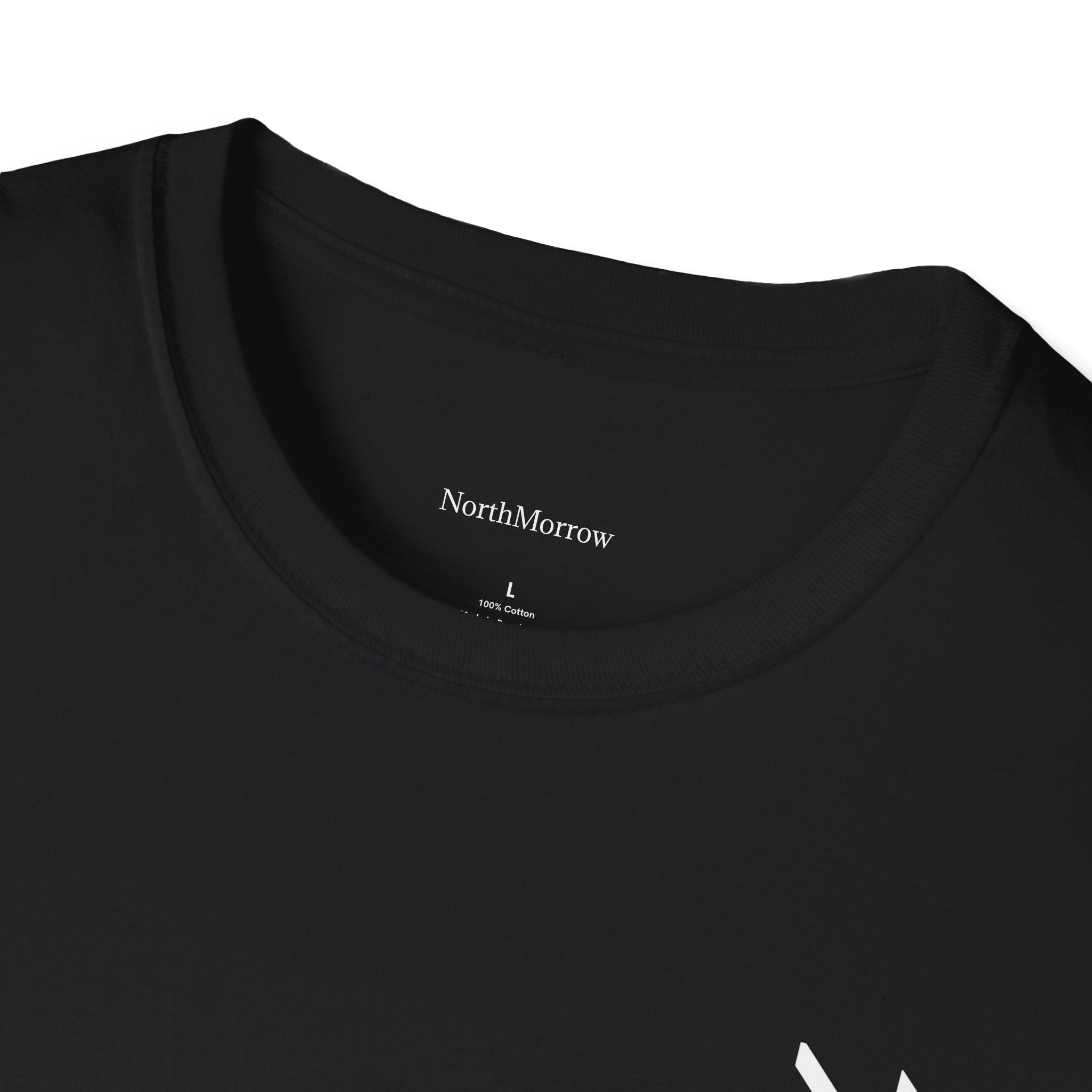 Close up of the Black t-shirt 