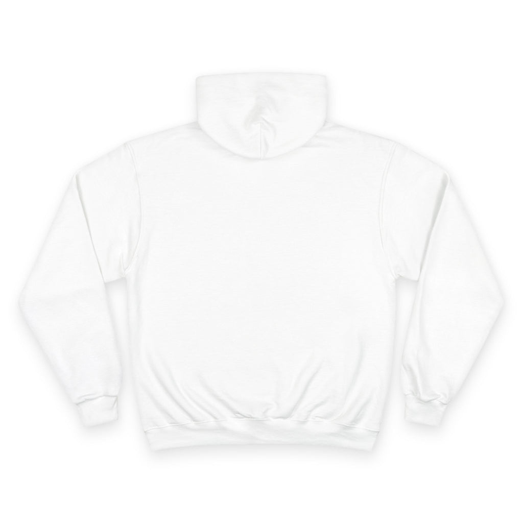 Backview of a White hoodie 